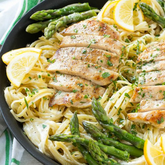 Lemon Asparagus Pasta