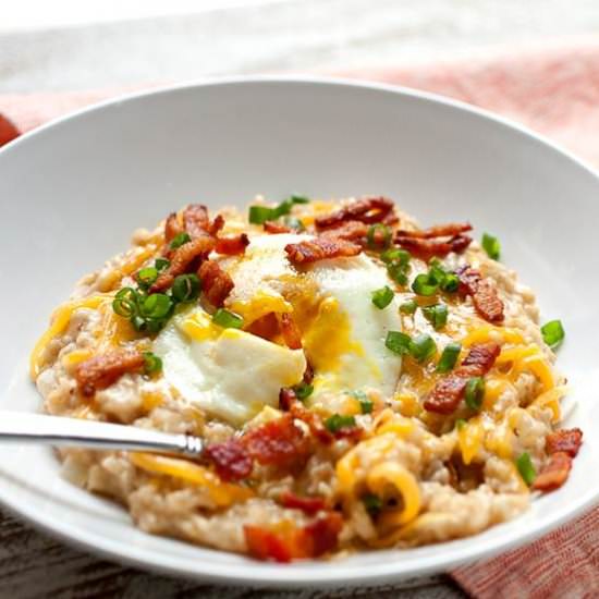 Bacon Cheddar Savory Oatmeal