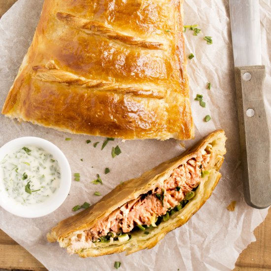 Easy Salmon Wellington