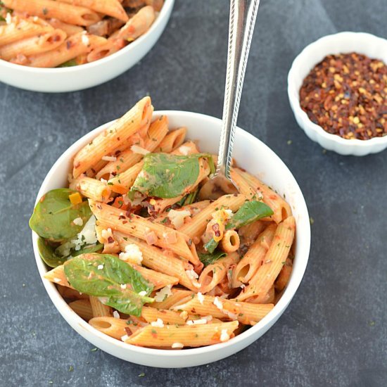 Penne Pasta in marinara sauce