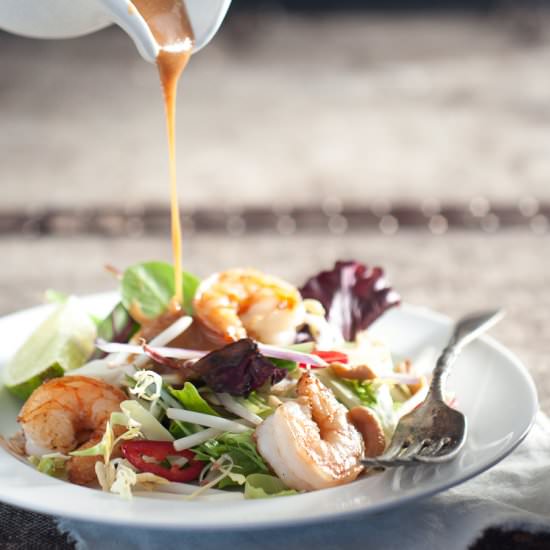 Shrimp Pad Thai Salad