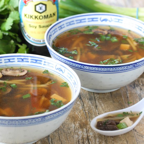 Slow Cooker Hot and Sour Soup