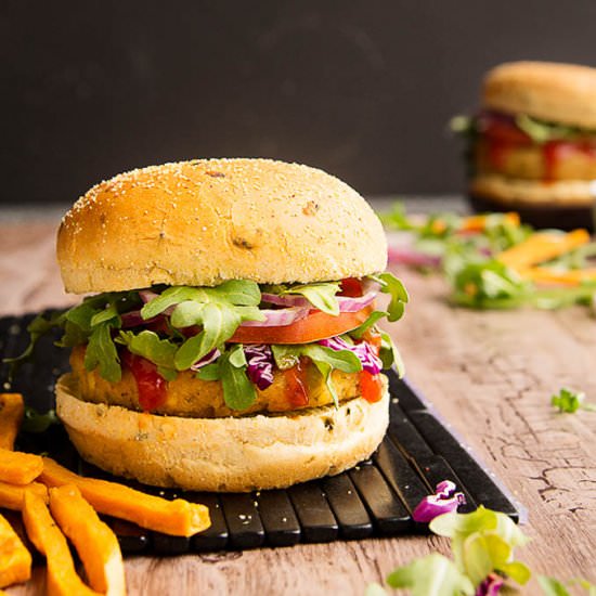 Asian Style Tofu Burger