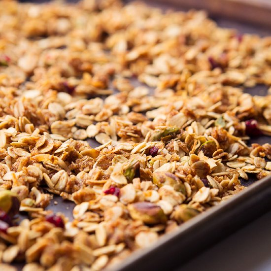 Pistachio Coconut Granola