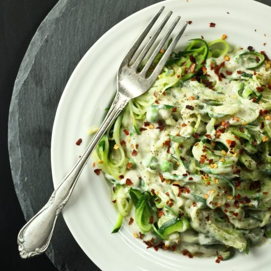 Nut-Free Vegan Garlic Alfredo