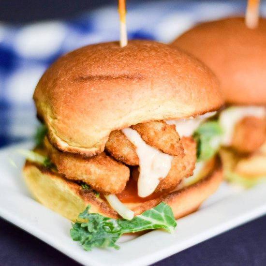 Easy Shrimp Po’ Boy Sliders