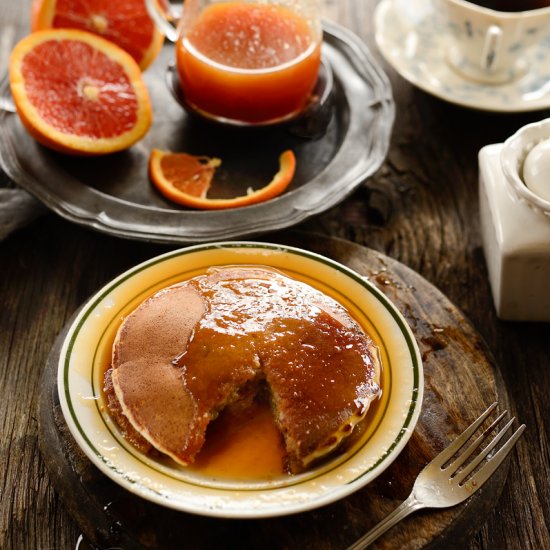 Pancakes with Orange Syrup