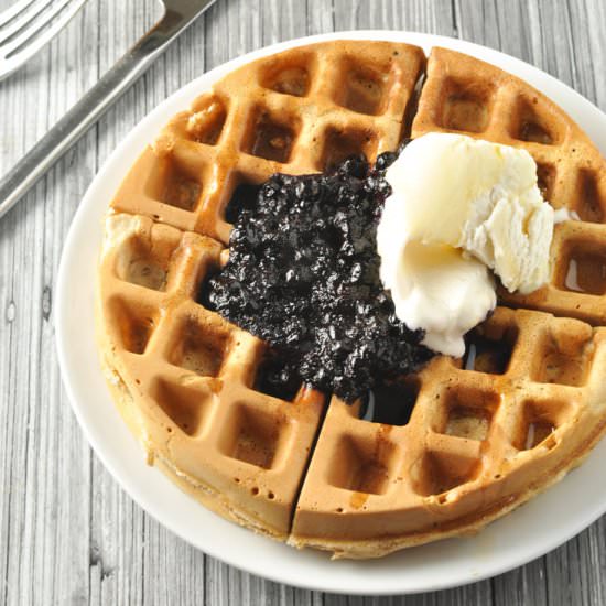 Lemon Blueberry Waffles