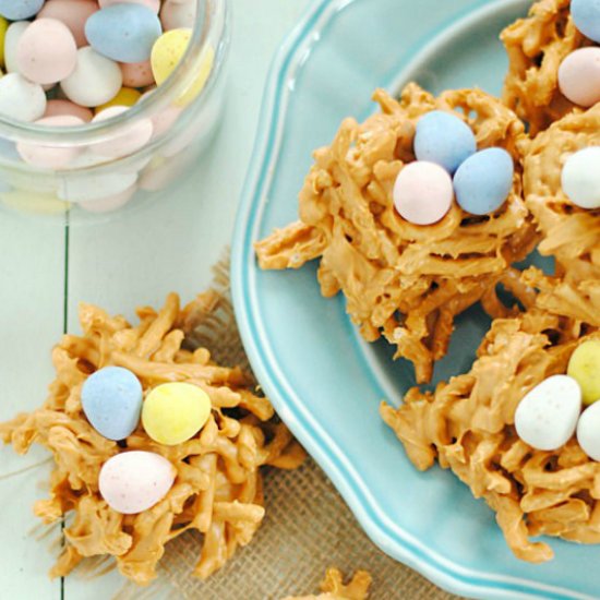 Easter Egg Haystacks