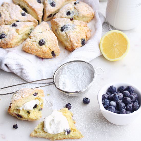 Blueberry & Sour Cream Scones