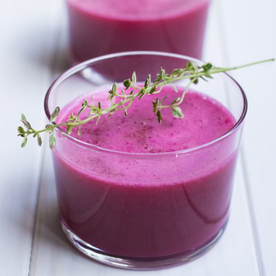 Lemon Thyme & Red Cabbage Juice