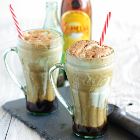 Coca-Cola and Kahlua Float