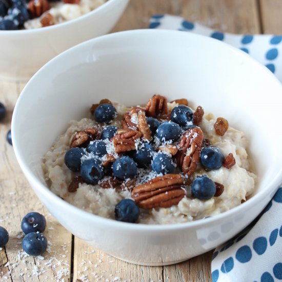 Blueberry Pecan Porridge