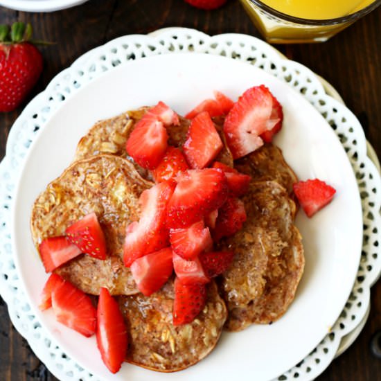 Three Ingredient Pancakes for One