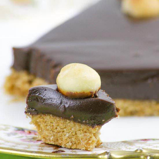 Chocolate Macadamia Nut Tart