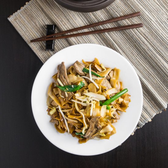 Beef Chow Fun Noodles