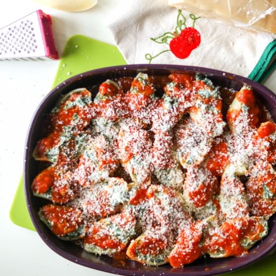 Baked “Conchiglioni” with Provola