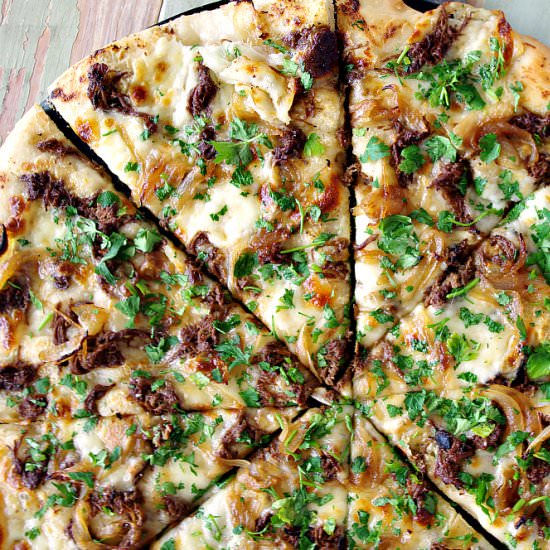 French Dip Pizza