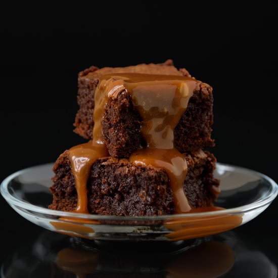 Salted Caramel Brownies