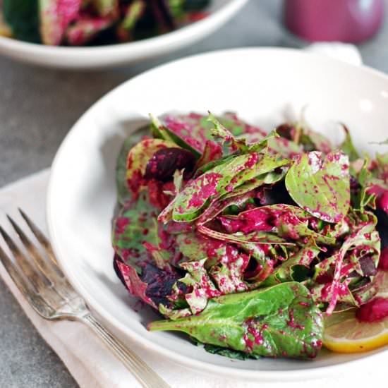 Tangy Roasted Beet Salad Dressing