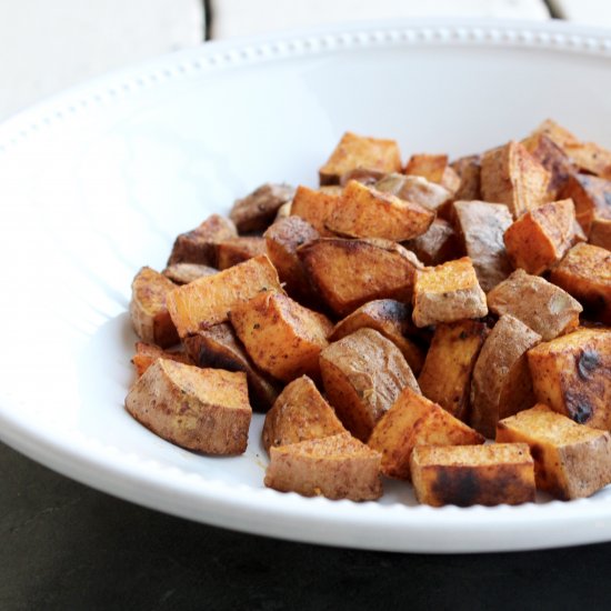 Simple Roasted Sweet Potatoes