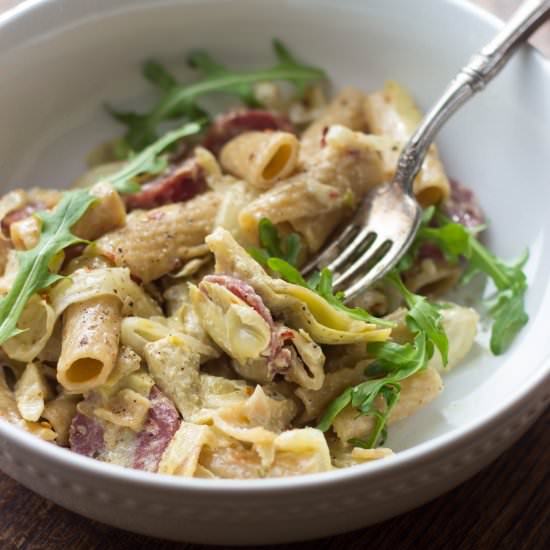 Pasta Calabrese with Artichokes