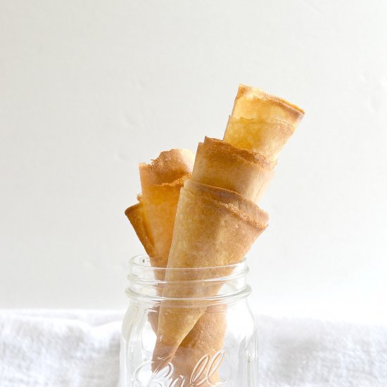 Crepe Ice Cream Cones