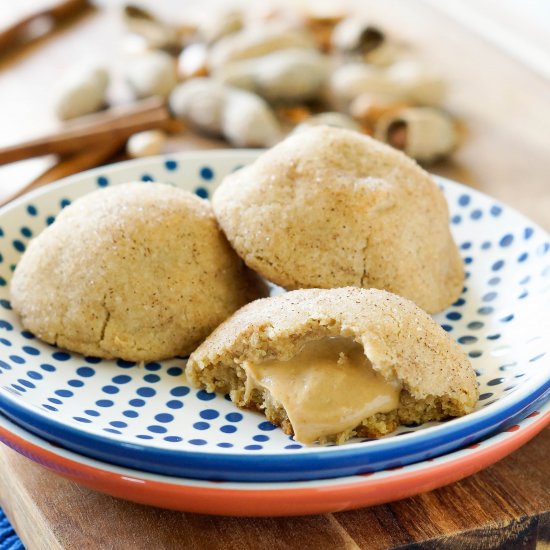 Peanut Butter Stuffed PB Cookies