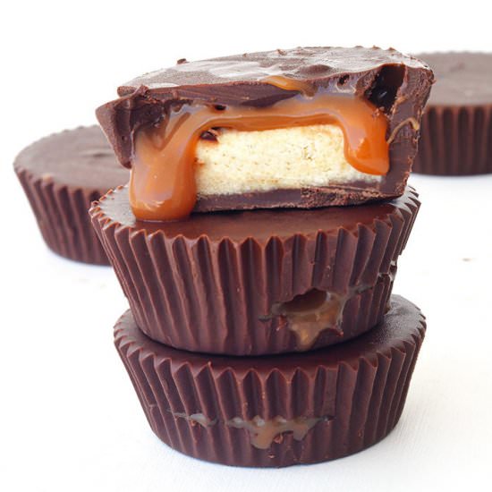 Twix Caramel Chocolate Cups