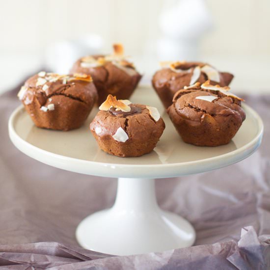 Chocolate and Coconut Cakes