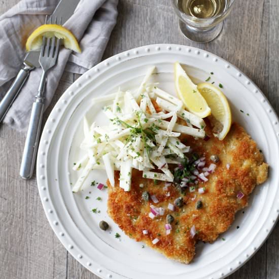 Wiener Schnitzel & Celeriac Salad