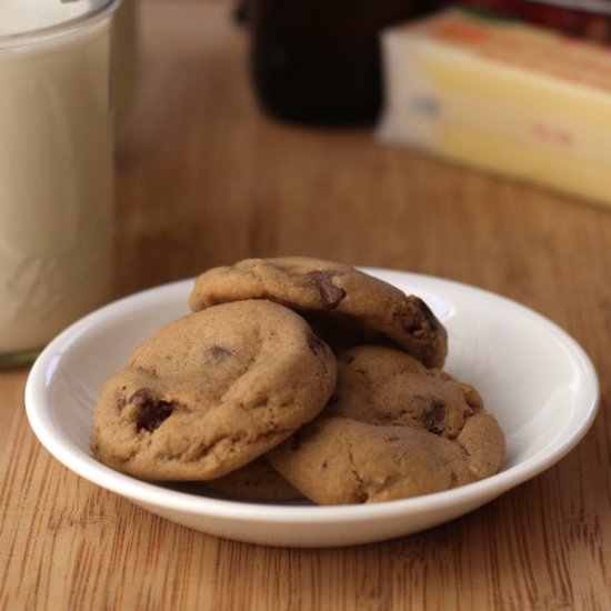 Mint Chocolate Chip Cookies