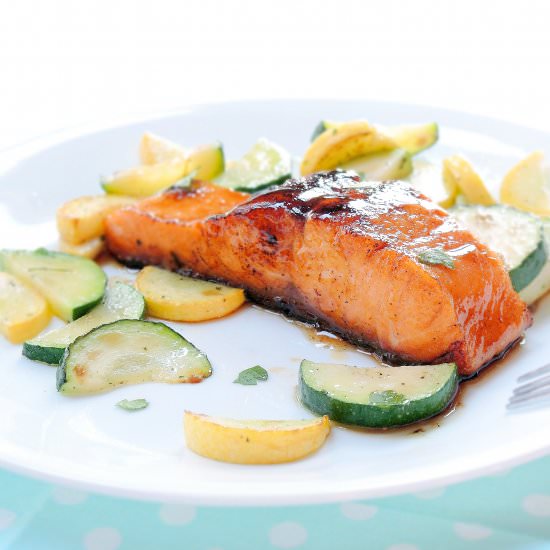 Spicy Honey-Glazed Salmon