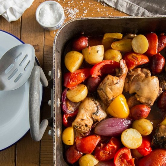 Easy Chicken Tray Bake