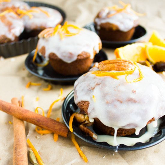 Orange Chai Spice Date Muffins