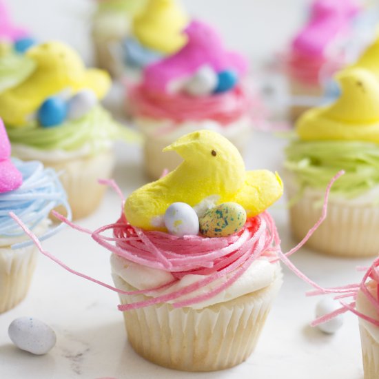 Easter Peep Cupcakes