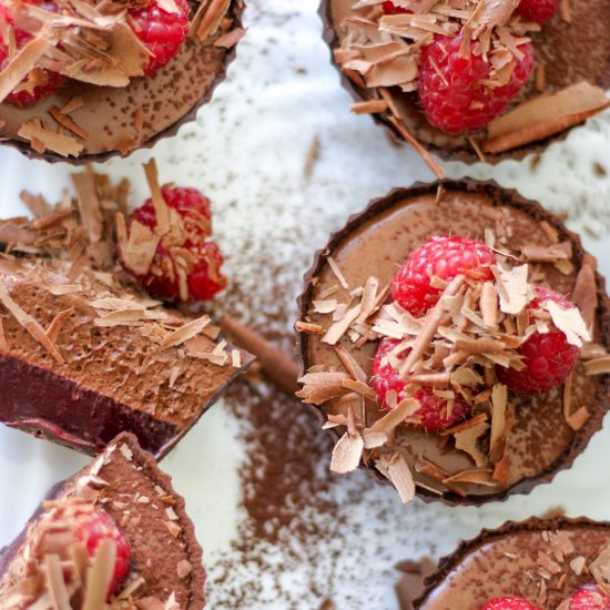 Chocolate Mousse Cups with Jelly