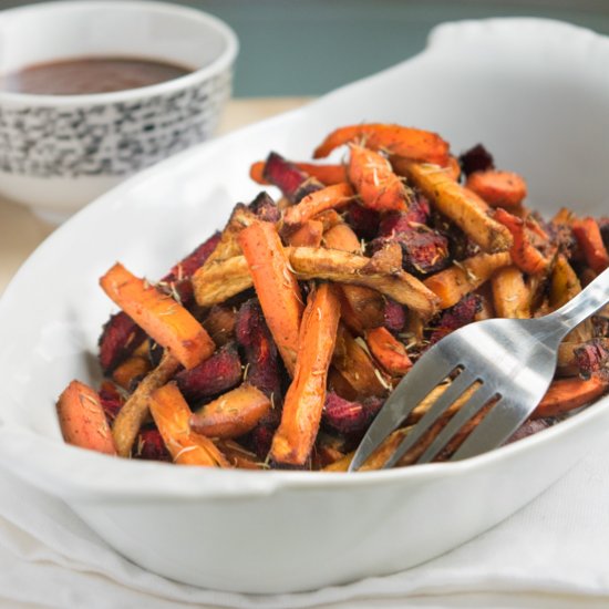 Spicy Paprika Thyme Veggie Fries