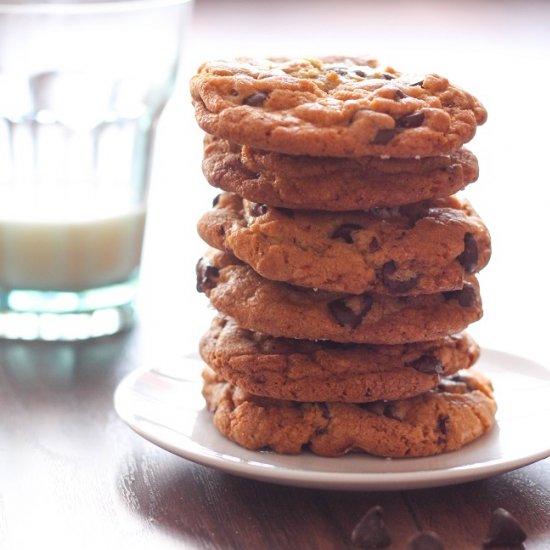 Sea Salt Chocolate Chip Cookies