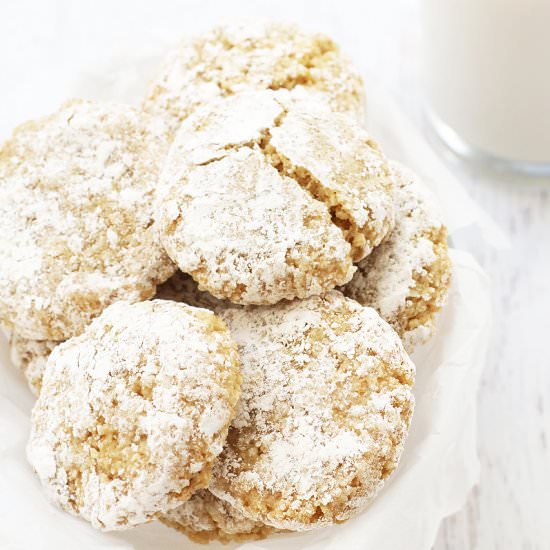 Dairy-Free Ricciarelli Cookies