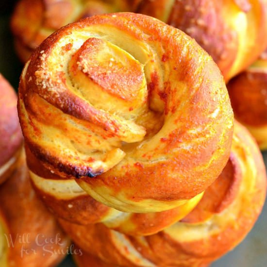 Sriracha Honey Pretzel Knots