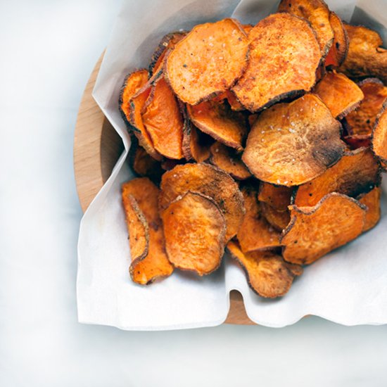 Baked Sweet Potato Chips