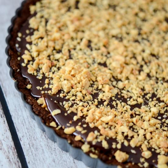 No Bake Peanut Butter Tart