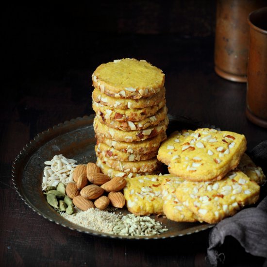 kesar thandai cookies