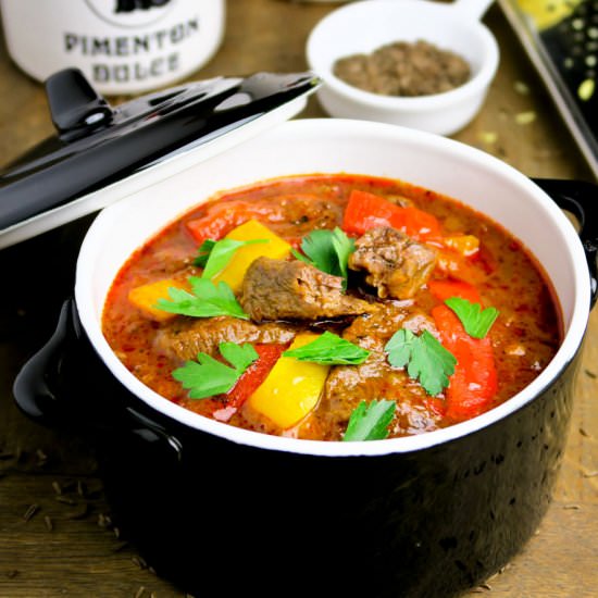 Traditional Hungarian goulash