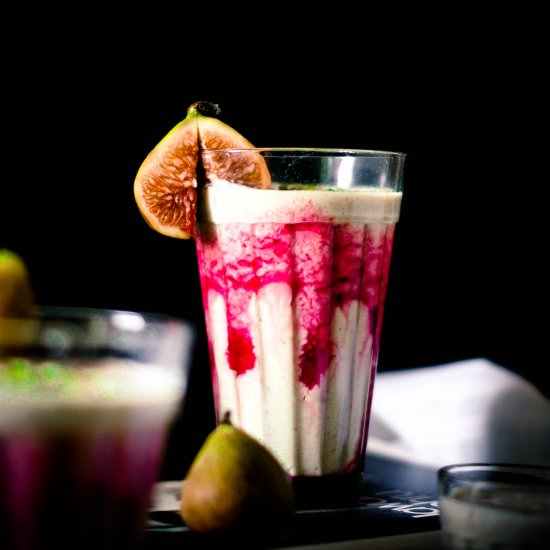 Fig, Pistachio, Rose Smoothie