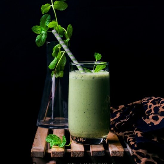 Salted Cucumber Mint Lassi