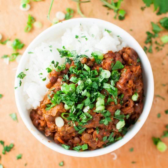 Slow Cooker Indian Butter Lentils