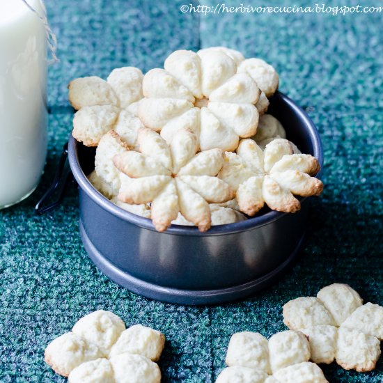 Festive Spritz and Marbled Cookies