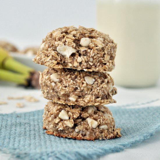 White Chocolate Banana Cookies